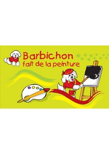 Barbichon fait de la peinture